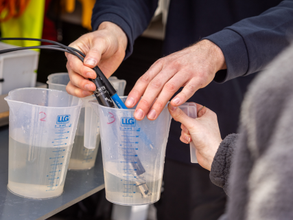 Staalname microplastics Mechelen